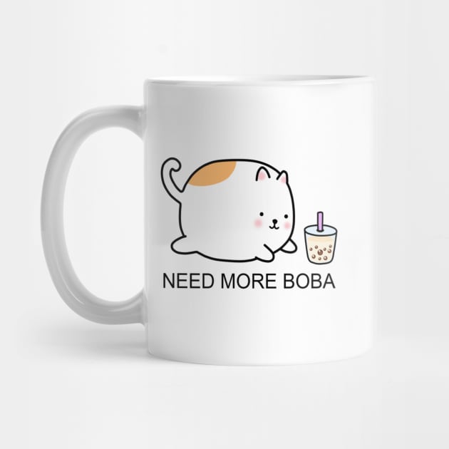 Chubby Boba Cat Needs More Boba! by SirBobalot